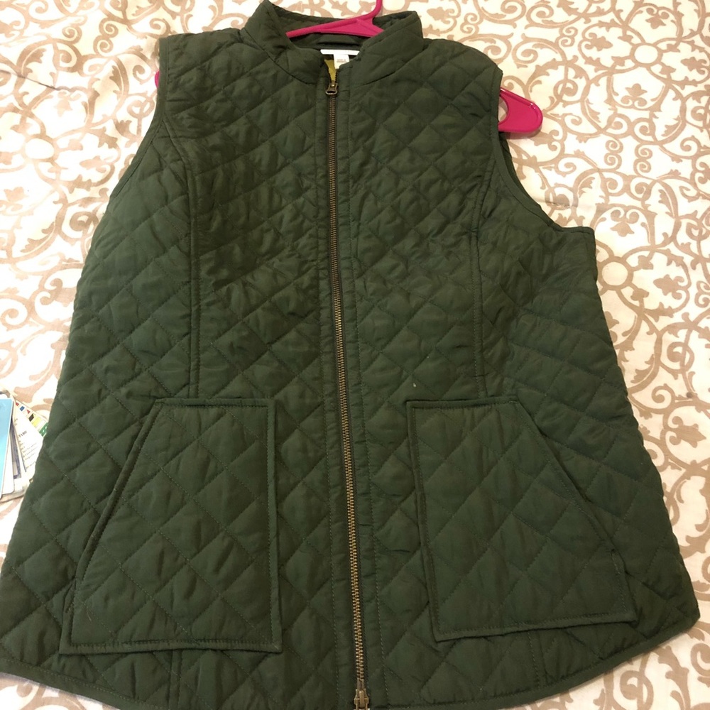 J. Jill Olive Green Vest